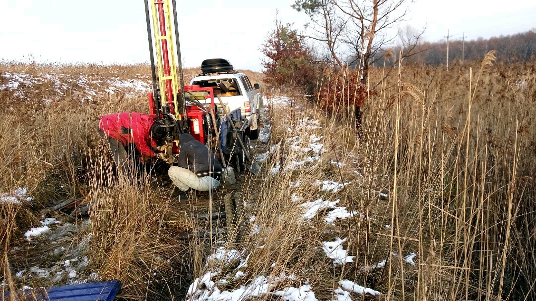 Геологические изыскания в Украине (Калушская ТЭЦ)